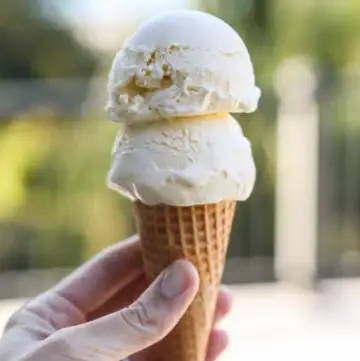 vanila ice cream